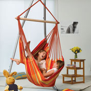 Cadeira de Rede Suspensa 160 x130cm -Brasil Papaya